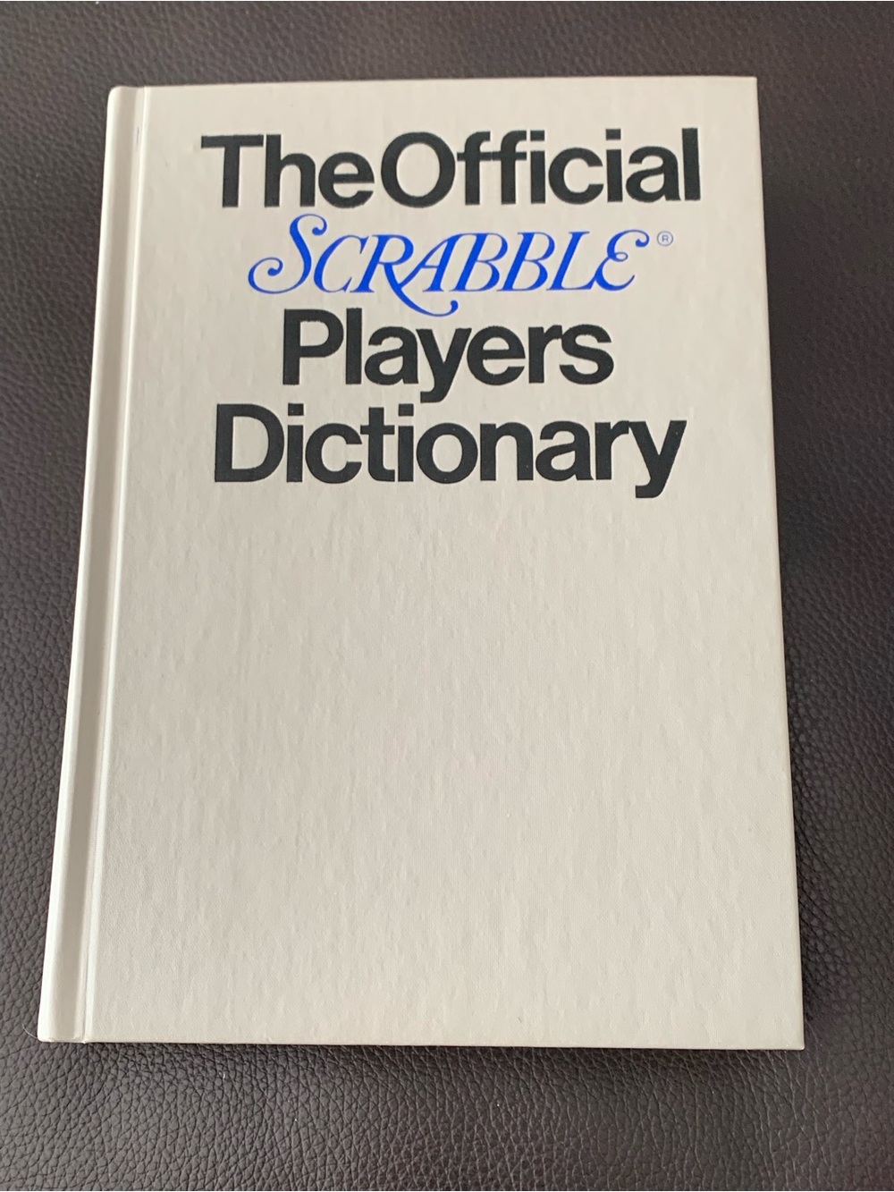 The Official Scrabble Players Dictionary 1978 Hardcover NICE